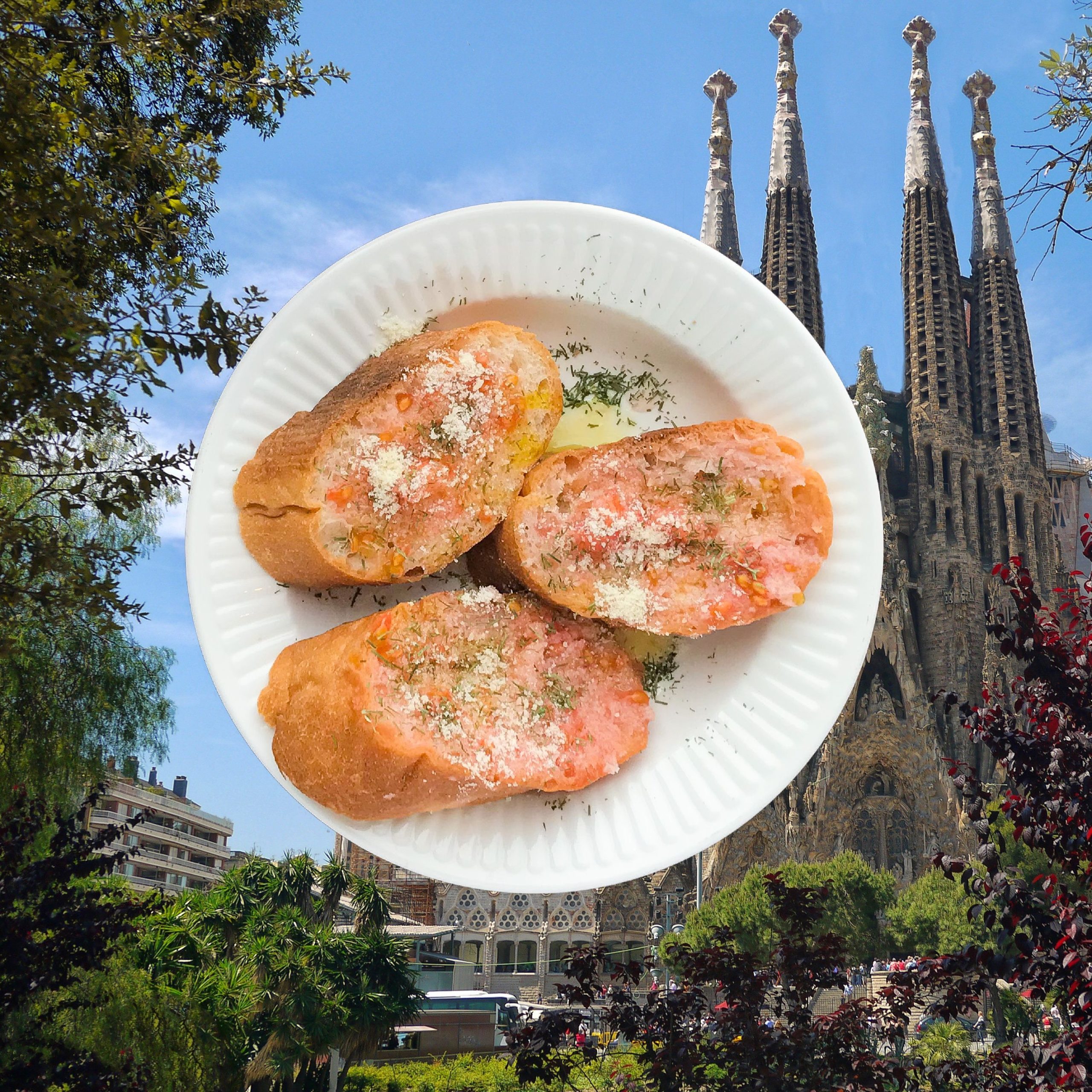パンコントマテ 固いパンがトマトで復活 スペイン 世界の料理